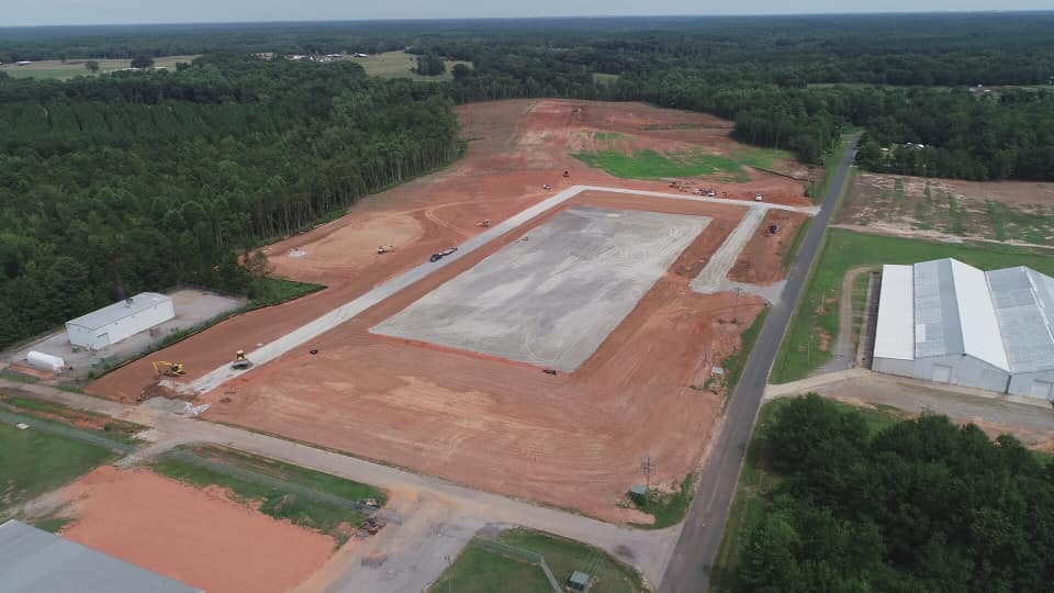 corbin Road aerial with pad